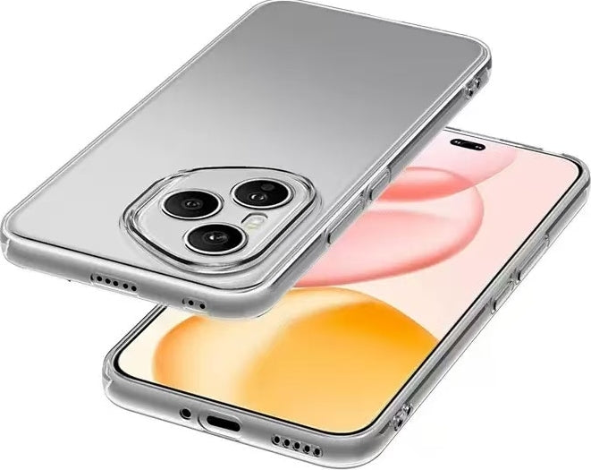 Rengareng Honor 400 Pro Kılıf Zore Süper Silikon Kapak - Şeffaf