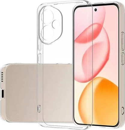 Rengareng Honor 400 Kılıf Zore Süper Silikon Kapak - Şeffaf