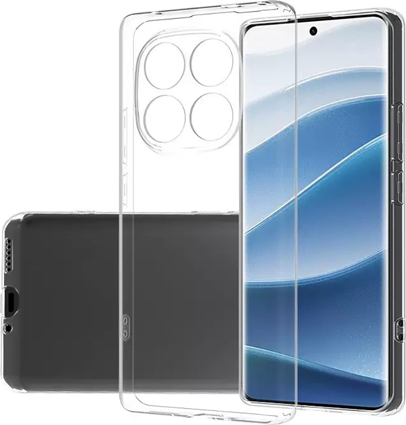 Rengareng Redmi Note 15 5g Kılıf Zore Süper Silikon Kapak - Şeffaf