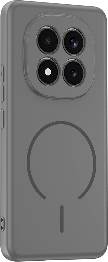 Rengareng Redmi Note 15 Pro 4g Kılıf M-Safe Şarj Özellikli Mnc Meta Kapak - Titanyum-Gri
