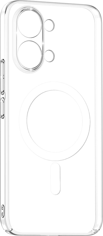 Rengareng Poco X8 Pro Max Kamera Korumalı M-Safe Şarj Özellikli Şeffaf Mnc London Sert Pc Kapak - Şeffaf