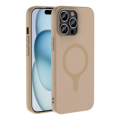 iPhone 14 Pro Max Kılıf M-Safe Şarj Özellikli MNC Aris Silikon Kapak - Turkuaz