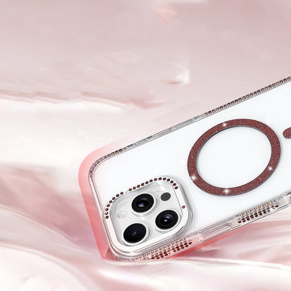 iPhone 16 Pro Max Kılıf M-safe Şarj Özellikli MNC Tera Silikon Kapak - Mürdüm