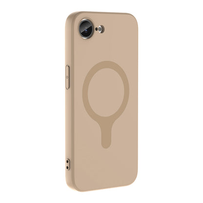 iPhone 16E Kılıf M-Safe Şarj Özellikli MNC Aris Silikon Kapak - Baby Blue