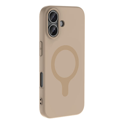 iPhone 17 Kılıf M-Safe Şarj Özellikli MNC Aris Silikon Kapak - Baby Blue
