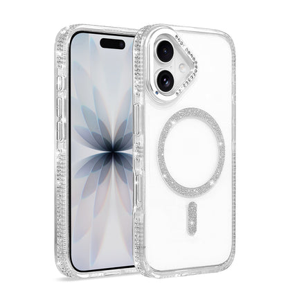 iPhone 17 Kılıf M-safe Şarj Özellikli MNC Tera Silikon Kapak - Şeffaf