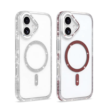 iPhone 17 Kılıf M-safe Şarj Özellikli MNC Tera Silikon Kapak - Şeffaf