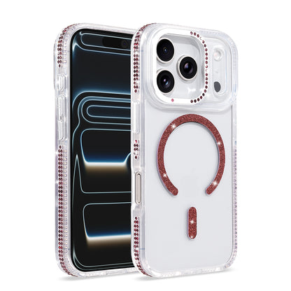iPhone 17 Pro Kılıf M-safe Şarj Özellikli MNC Tera Silikon Kapak - Mürdüm