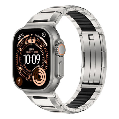 Watch 10 46mm MNC KRD-155 Metal Silikon Kordon - Titanyum-Siyah
