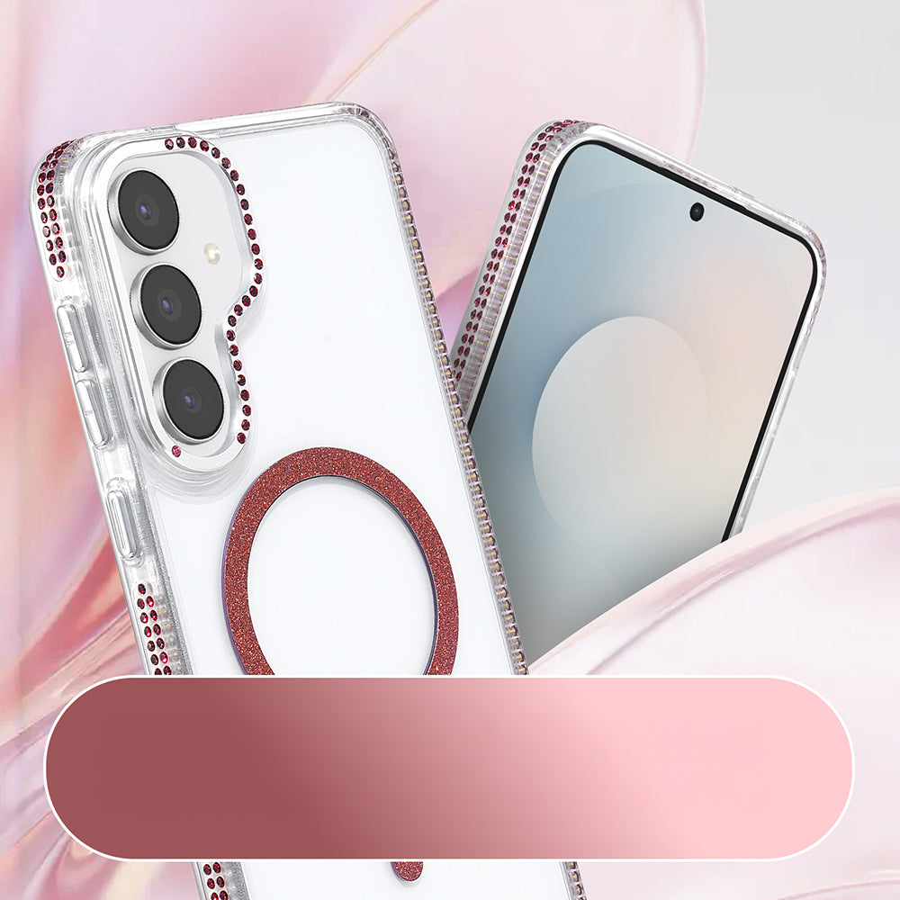 Galaxy S25 FE Kılıf M-safe Şarj Özellikli MNC Tera Silikon Kapak - Şeffaf