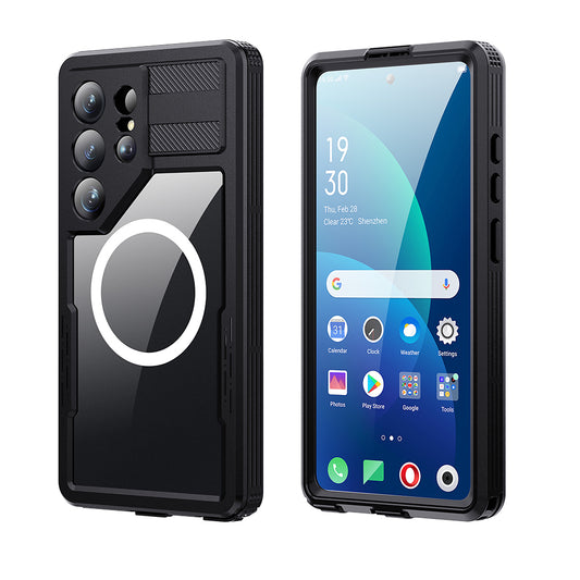 Galaxy S26 Ultra Kılıf 1-1 Su Geçirmez Kılıf - Siyah