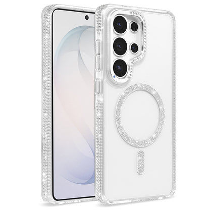 Galaxy S26 Ultra Kılıf M-safe Şarj Özellikli MNC Tera Silikon Kapak - Şeffaf