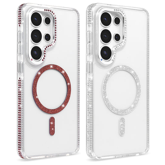 Galaxy S26 Ultra Kılıf M-safe Şarj Özellikli MNC Tera Silikon Kapak - Şeffaf