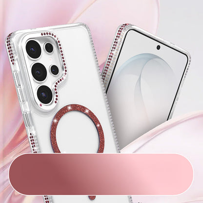 Galaxy S26 Ultra Kılıf M-safe Şarj Özellikli MNC Tera Silikon Kapak - Mürdüm