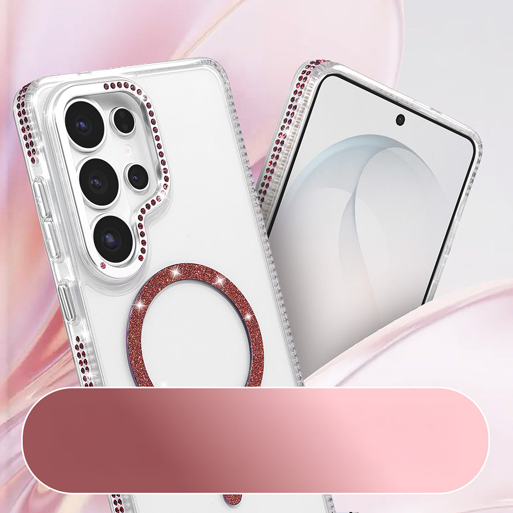 Galaxy S26 Ultra Kılıf M-safe Şarj Özellikli MNC Tera Silikon Kapak - Şeffaf