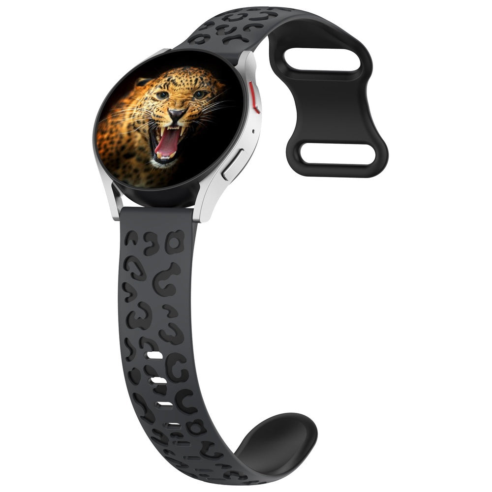 Galaxy Watch 42mm MNC KRD-140 20mm Silikon Kordon Strap Kayış - Siyah