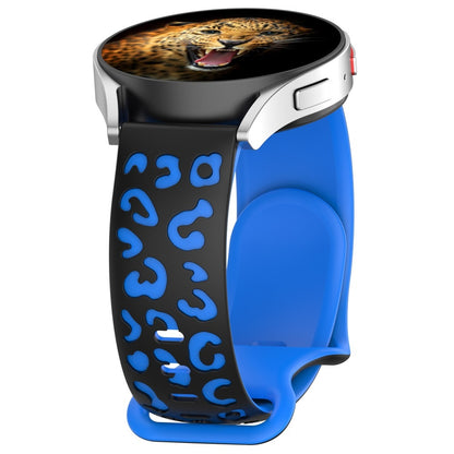 Galaxy Watch Active 2 40mm MNC KRD-140 20mm Silikon Kordon Strap Kayış - Yeşil-Siyah