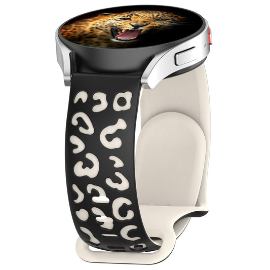 Galaxy Watch Active 2 40mm MNC KRD-140 20mm Silikon Kordon Strap Kayış - Siyah-Starlight