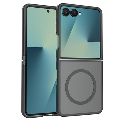 Galaxy Z Flip 7 Kılıf M-Safe Şarj Özellikli Kamera Korumalı MNC Lunex Kapak - Siyah
