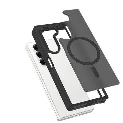 Galaxy Z Fold 6 Kılıf M-Safe Şarj Özellikli Kamera Korumalı MNC Lunex Kapak - Siyah
