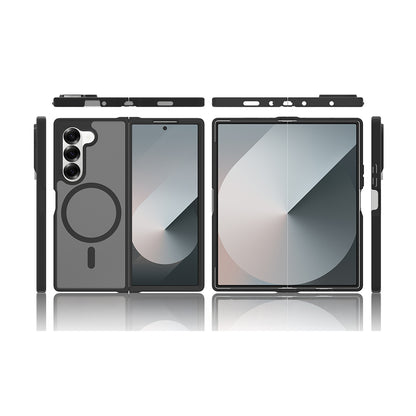 Galaxy Z Fold 6 Kılıf M-Safe Şarj Özellikli Kamera Korumalı MNC Lunex Kapak - Siyah