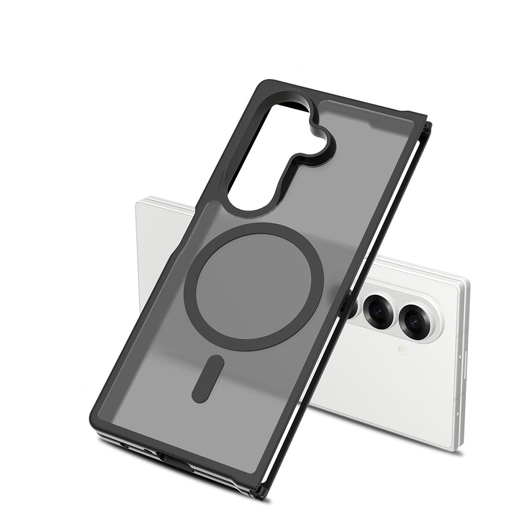 Galaxy Z Fold 7 Kılıf M-Safe Şarj Özellikli Kamera Korumalı MNC Lunex Kapak - Siyah