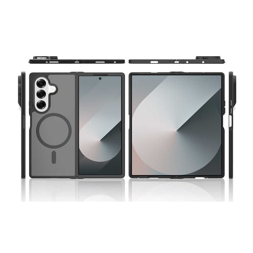 Galaxy Z Fold 7 Kılıf M-Safe Şarj Özellikli Kamera Korumalı MNC Lunex Kapak - Siyah