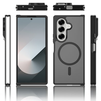 Galaxy Z Fold 7 Kılıf M-Safe Şarj Özellikli Kamera Korumalı MNC Lunex Kapak - Siyah