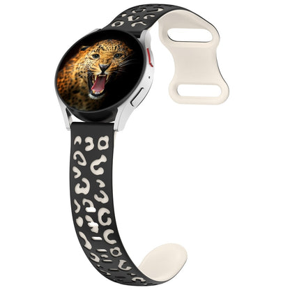 Gear S2 MNC KRD-140 20mm Silikon Kordon Strap Kayış - Siyah-Starlight