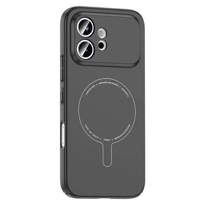 Honor 600 5G Kılıf M-Safe Şarj Özellikli Kamera Korumalı MNC Elio Sert PC Kapak - Turuncu