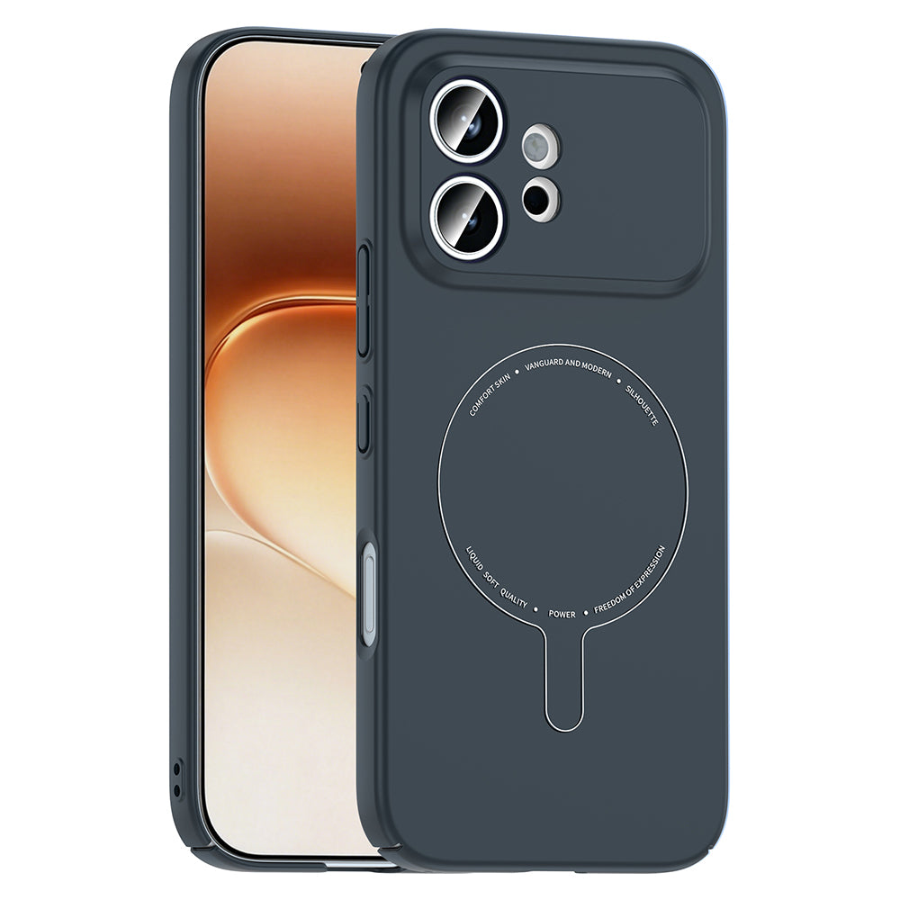 Honor 600 5G Kılıf M-Safe Şarj Özellikli Kamera Korumalı MNC Elio Sert PC Kapak - Lacivert