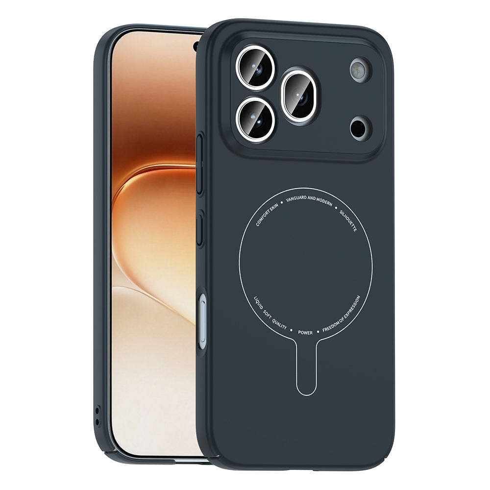 Honor 600 Pro 5G Kılıf M-Safe Şarj Özellikli Kamera Korumalı MNC Elio Sert PC Kapak - Lacivert