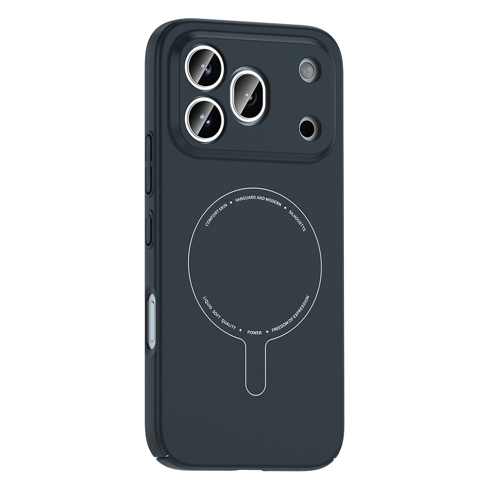 Honor 600 Pro 5G Kılıf M-Safe Şarj Özellikli Kamera Korumalı MNC Elio Sert PC Kapak - Lacivert