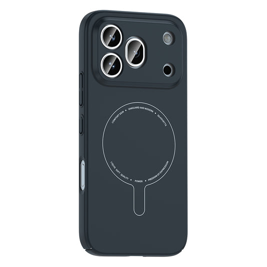 Honor 600 Pro 5G Kılıf M-Safe Şarj Özellikli Kamera Korumalı MNC Elio Sert PC Kapak - Lacivert