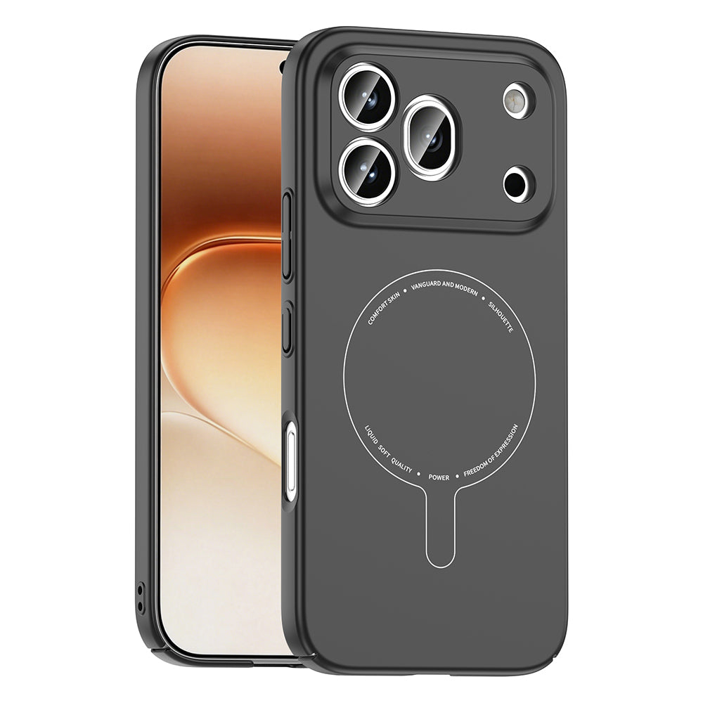 Honor 600 Pro 5G Kılıf M-Safe Şarj Özellikli Kamera Korumalı MNC Elio Sert PC Kapak - Turuncu