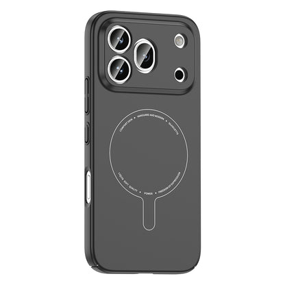 Honor 600 Pro 5G Kılıf M-Safe Şarj Özellikli Kamera Korumalı MNC Elio Sert PC Kapak - Siyah