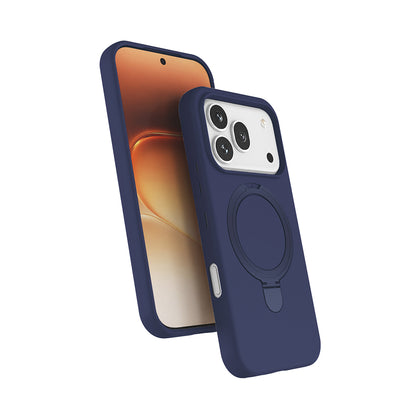 Honor 600 Pro 5G Kılıf M-safe Şarj Özellikli Standlı MNC Samara Kapak - Lacivert