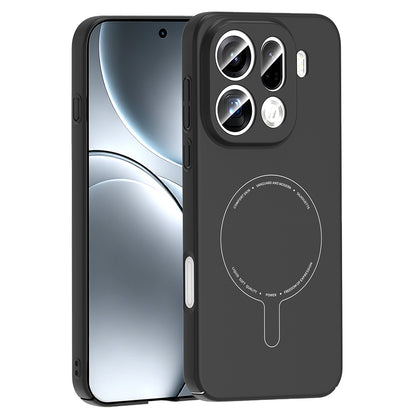 Find X9 Pro Kılıf M-Safe Şarj Özellikli Kamera Korumalı MNC Elio Sert PC Kapak - Siyah