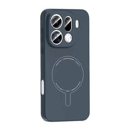 Find X9 Pro Kılıf M-Safe Şarj Özellikli Kamera Korumalı MNC Elio Sert PC Kapak - Siyah