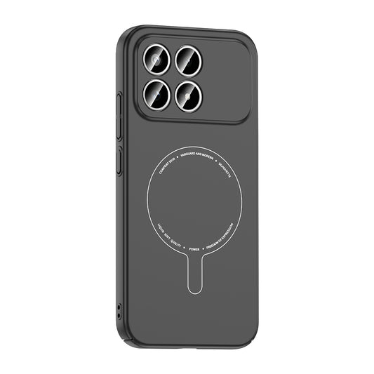 Poco F8 Pro Kılıf M-Safe Şarj Özellikli Kamera Korumalı MNC Elio Sert PC Kapak - Siyah