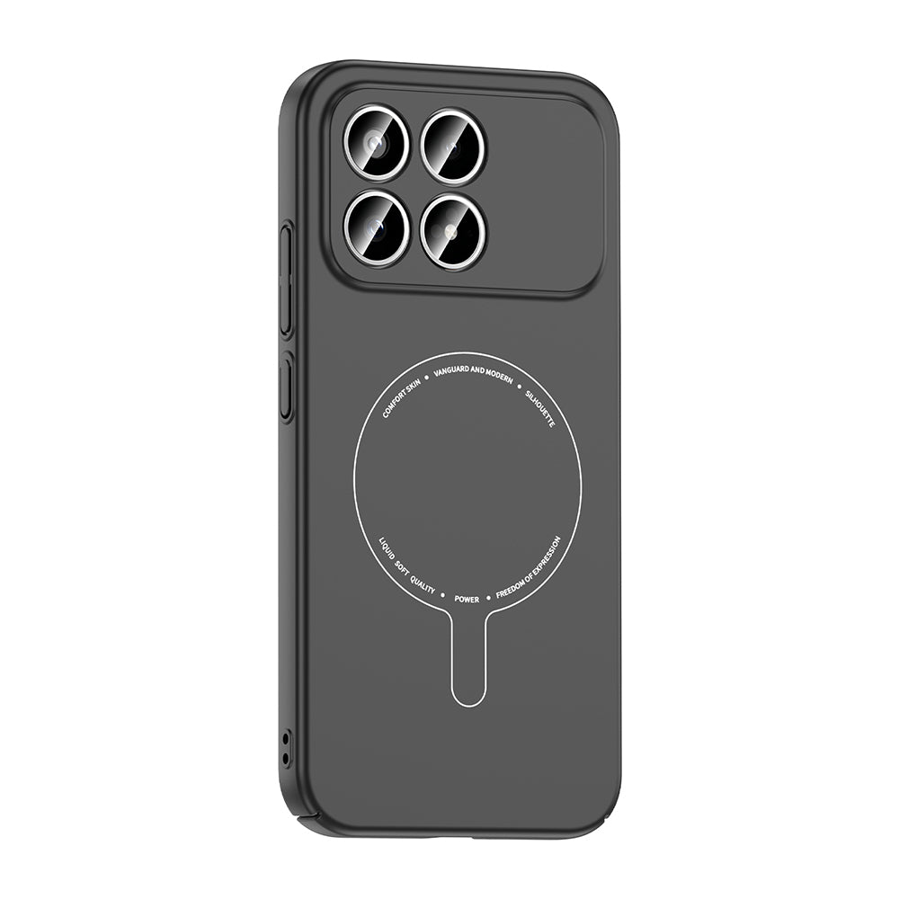 Poco F8 Pro Kılıf M-Safe Şarj Özellikli Kamera Korumalı MNC Elio Sert PC Kapak - Lacivert