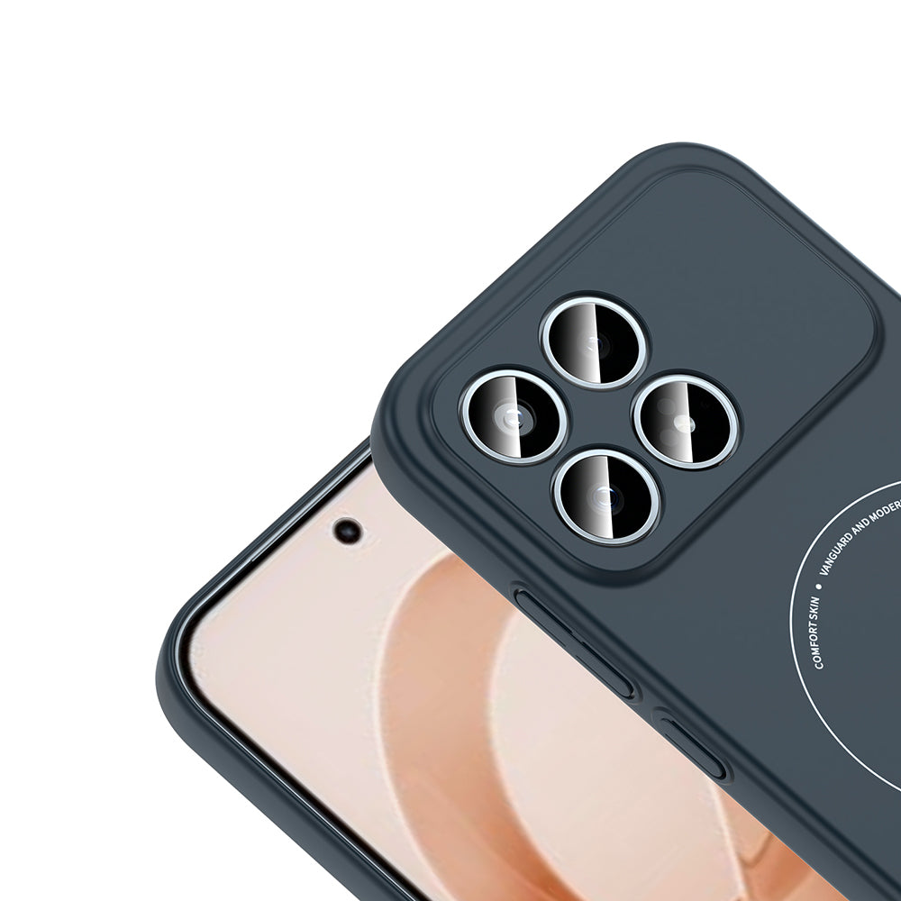 Poco F8 Pro Kılıf M-Safe Şarj Özellikli Kamera Korumalı MNC Elio Sert PC Kapak - Lacivert