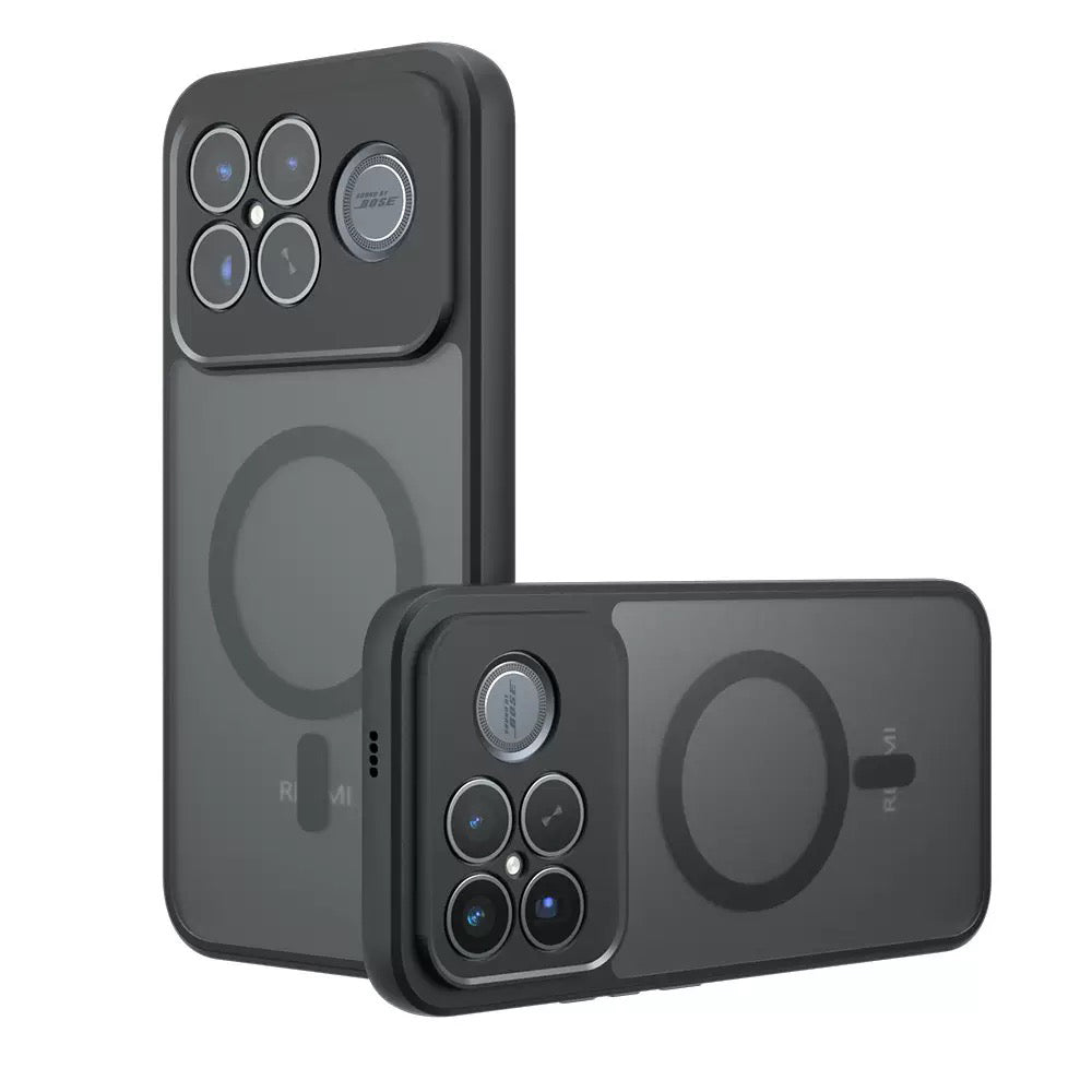 Poco F8 Ultra Kılıf M-Safe Şarj Özellikli Kamera Korumalı MNC Lunex Kapak - Siyah