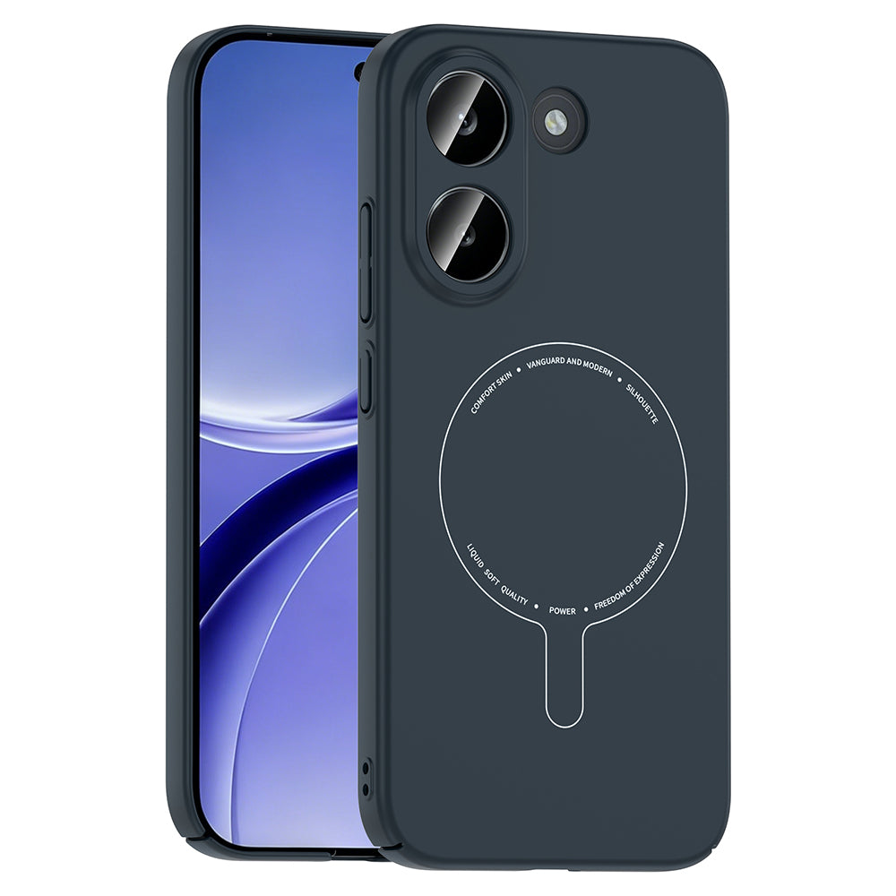 Poco X8 Pro Kılıf M-Safe Şarj Özellikli Kamera Korumalı MNC Elio Sert PC Kapak - Lacivert