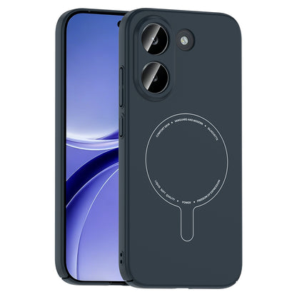 Poco X8 Pro Kılıf M-Safe Şarj Özellikli Kamera Korumalı MNC Elio Sert PC Kapak - Lacivert
