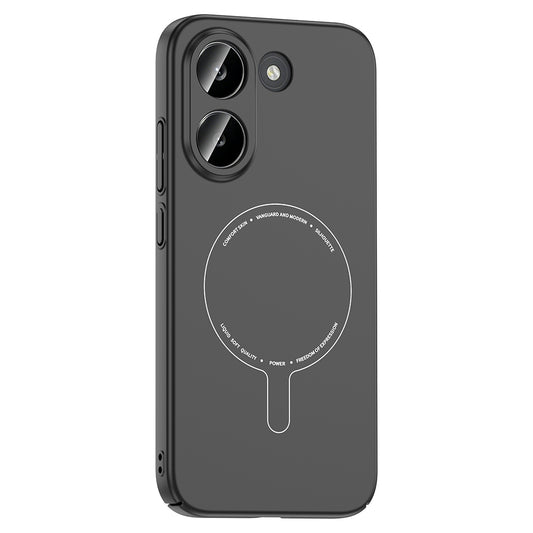 Poco X8 Pro Kılıf M-Safe Şarj Özellikli Kamera Korumalı MNC Elio Sert PC Kapak - Siyah
