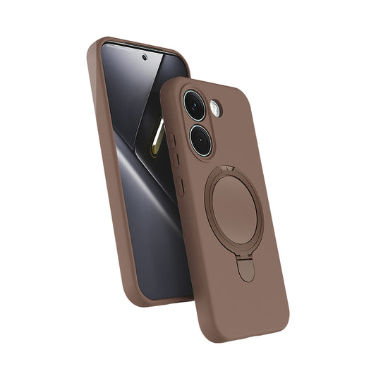 Poco X8 Pro Kılıf M-safe Şarj Özellikli Standlı MNC Samara Kapak - Desert Gold