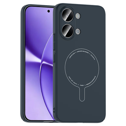 Poco X8 Pro Max Kılıf M-Safe Şarj Özellikli Kamera Korumalı MNC Elio Sert PC Kapak - Lacivert