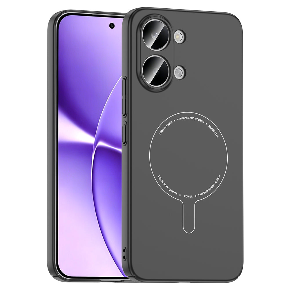 Poco X8 Pro Max Kılıf M-Safe Şarj Özellikli Kamera Korumalı MNC Elio Sert PC Kapak - Lacivert