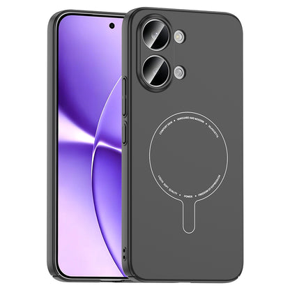 Poco X8 Pro Max Kılıf M-Safe Şarj Özellikli Kamera Korumalı MNC Elio Sert PC Kapak - Lacivert